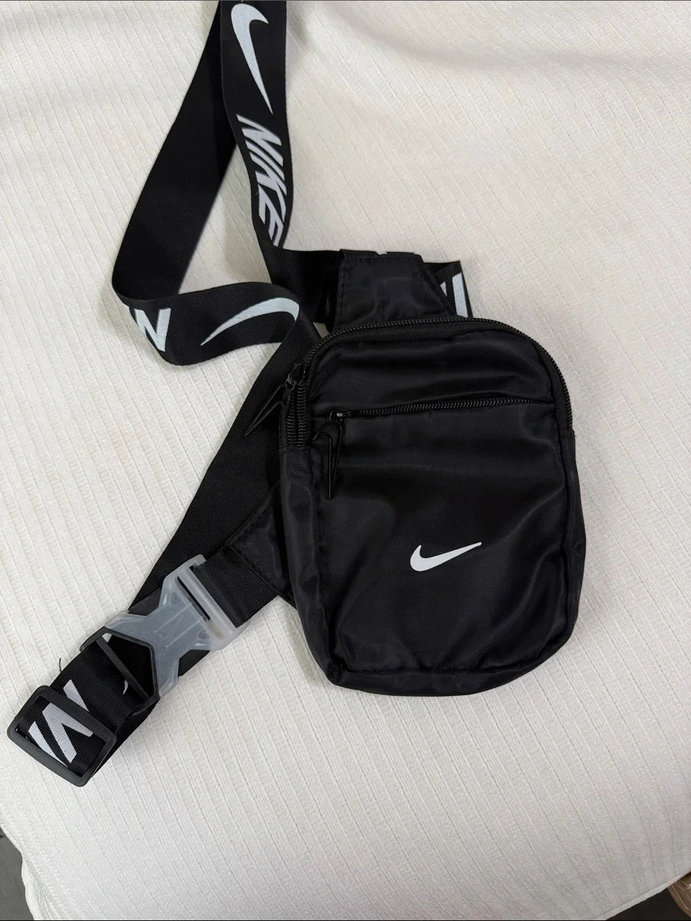 Nike Black Sling Crossbody with Branded Strap